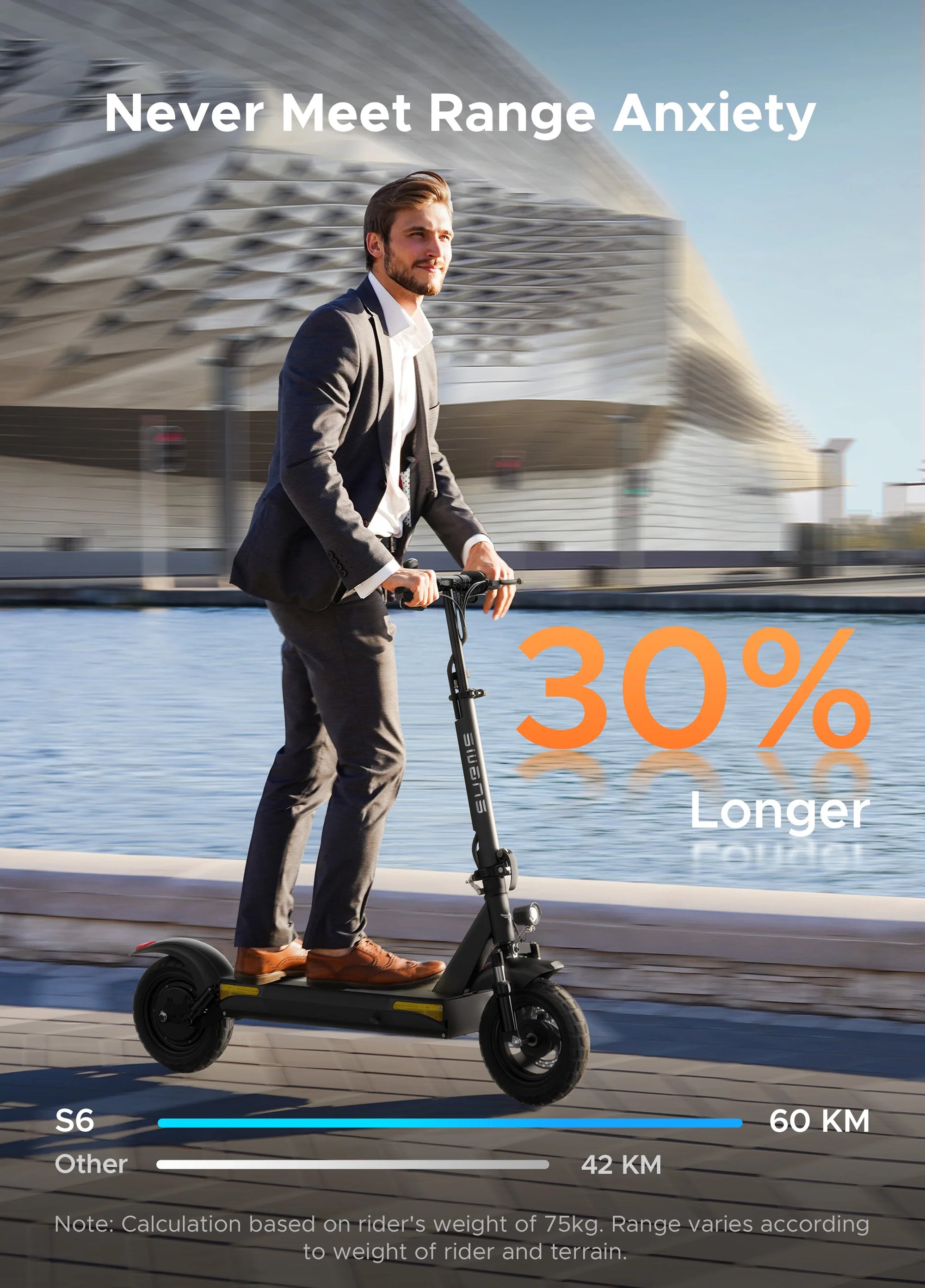 ENGWE S6 500W 35KM Range Max Speed 25KM/h Seated E-Scooter