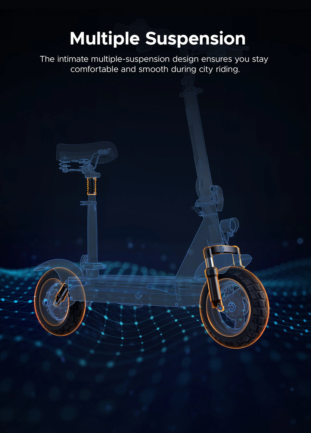 ENGWE S6 500W 35KM Range Max Speed 25KM/h Seated E-Scooter